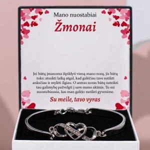 Nuo vyro žmonai | MARY_HEARTBRACELET