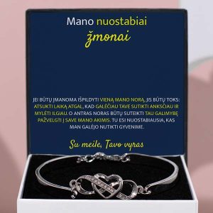 Nuo vyro žmonai | MORGAN_HEARTBRACELET